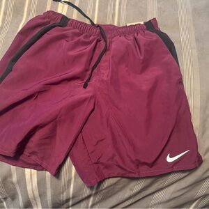 Nike Men's Maroon Athletic Shorts